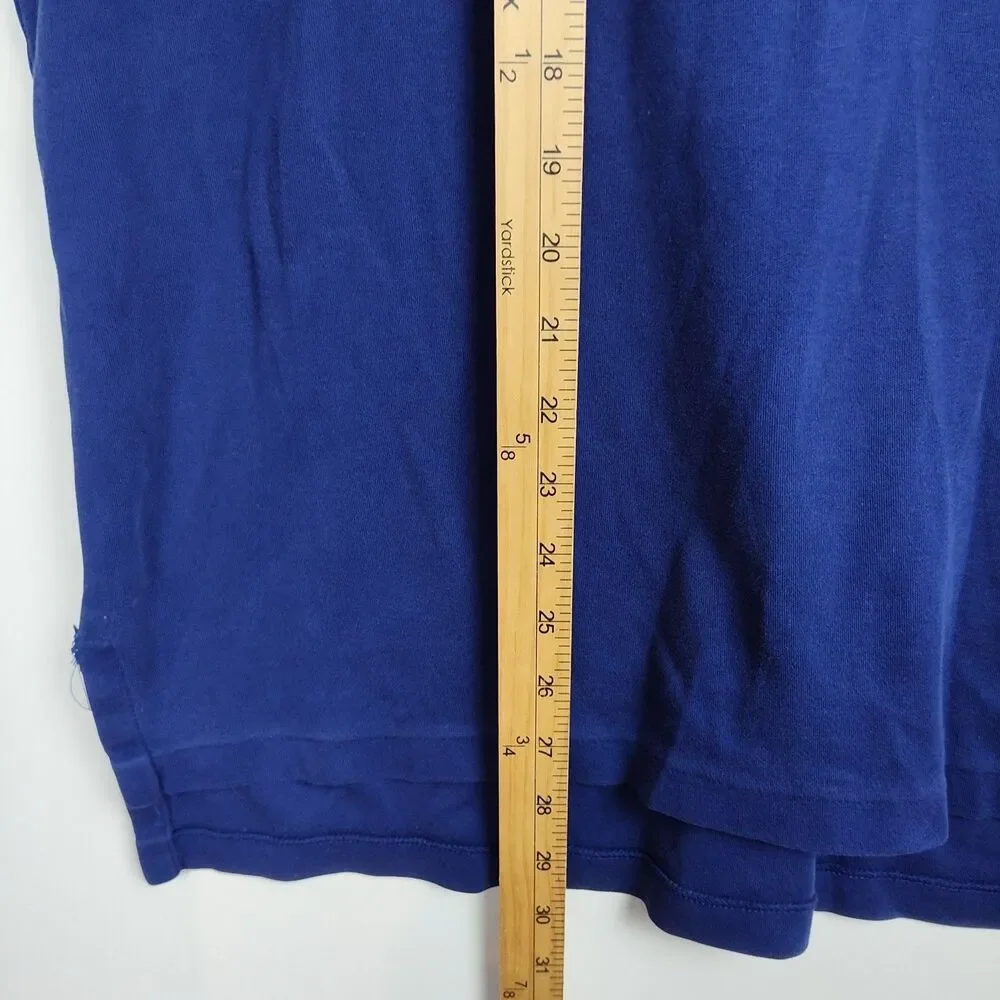 Polo Ralph Lauren Polo Shirt Men's XXL Blue Logo Short‎ Sleeves Custom Fit